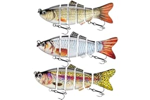 ods lure Multi Fishing Lure 6 Esche Artificiali Segmentate Kit di Pesca per la Pesca del Pesce