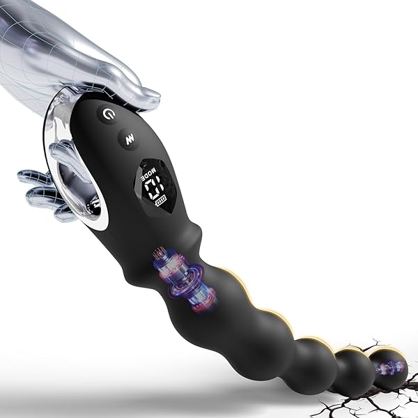 Soglom dildo bilan chuqur, suvli anal