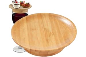 LEMBEAUTY Weinglas Charcuterie Topper | Charcuterie Weinglas Aufsatz | Holz Weinglas Charcuterie Board Topper | Snackteller Über Weinglas Partyzubehör Für Geburtstag Hochzeit