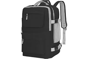 Hayayu Mochila para Ryanair 40x20x25 Mochila Mujer 20L Para Wizzair 40x20x30 Bolsas De Viaje Equipaje De Mano Avion Maletas De Viaje Con Varios Compartimentos Mochila Viaje Cabina Para Portátil De 14