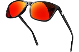KANASTAL Alta Protección Polarizadas Gafas de Sol Unisex Aluminio y Magnesio Cuadradas UV400, Categoría 3
