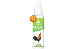 ADEMA NATURAL® MILBEXIN - Mittel gegen Milben für Hühner - zur Milbenbekämpfung bei Geflügel & Vögel in der praktischen Sprühflasche - Ergänzung zu Kieselgur - 100ml Inhalt