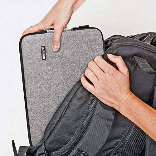Inateck Filz-Sleeve für 13“ Laptops (13,3 Zoll, MacBook Air, MacBook Pro Retina Chromebook Dell XPS 13 Lenovo Yoga) Laptop-Schutzhülle, Notebookhülle Laptop-Tasche, Laptop Case, Designer-Hülle - 7