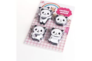 LAOMAO Panda Ours Biscuits Forme Emporte-Pièces, emporte-pièce en Forme de Panda, Accessoire de Cuisson, Accessoires de Cuisine