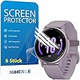 MIHENCE Screen Protector Compatible with Garmin Vivoactive 5 Smartwatch Film, TPU HD Screen Protector Compatible with Vivoactive 5 Smartwatch [Pack of 6]