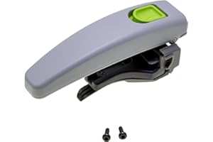 KGA SUPPLIES Poignée grise compatible avec les modèles Tefal Actifry AH900000, AH900015, AH900012A - Pièce de rechange durable