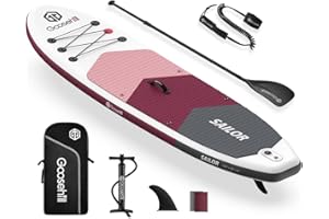 ‎GOOSEHILL Goosehill Aufblasbares Stand Up Paddling Board, Premium SUP Board Set, Größe 10'6'' x 32" x 6", Muster Kann Benutzerdefiniert Werden