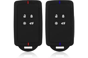 LUXSTELLAR Funda De Llave De Coche Compatible para Renault, 2 Piezas con Funda De Llave para Renault De Silicona para La Protección De La Llave del Coche Funda Protectora Sin Llave para Las Llaves De Renault En