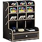 Schreibtisch-Organizer aus Holz, multifunktionale Schublade, Schreibwaren, Schreibtisch-Aufbewahrungsbox, Stifthalter…