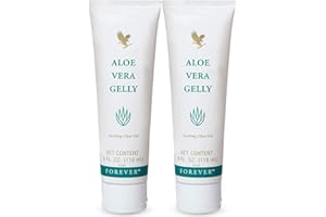FOREVER LIVING PRODUCTS Forever Living Aloe Vera Gelly 100% Stabilized Aloe Vera Gel (2 Pack),4 fl. oz.