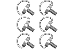 REQAG 6 sztuk śrub M4 ze stali nierdzewnej do pilota zdalnego sterowania DJI Mini 3 Pro RC, Quick Install Metal Screw, akcesoria Mini 3 Pro, 304 śruby do połączenia paska na ramię z pilotem zdalnego