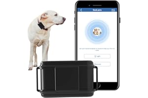 Winnes Halsband GPS ohne Abonnement für Hunde, GPS-Tracker, 4G, Anti-Uguguge, Anti-Verlust, GPS, Tracker wasserdicht für Hunde TK919 Pro