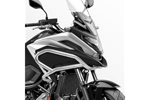 TAZGANTAX Defensas de Motor para Choque Barra Marco Motocicleta NC750 NC 750 X DCT 2021 2022 2023 2024 2025 Juego de Protección Lateral Parachoques Carrocería (Plata)