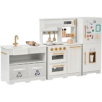 Cuisinette En Bois Avec Machine à Café - Jeux d'imitation