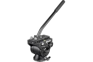 Leofoto - Cabezal de Vídeo Fluido - Aluminio Avión - Bajo Peso - Capacidad de Carga: 8 kg - Ideal para observadores de Aves y películas de Naturaleza - BV-10