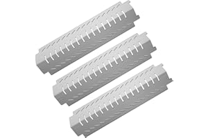 GFTIME 38cm Universal Brennerabdeckung für viele Gasgrills, für Charbroil, Landmann, Uniflame, Campingaz Classic, Woody, Master 3 & 4 Serie, Edelstahl Heizplatte Ersatzteile, 3 Stück