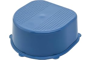 Rotho Babydesign Sgabello per bambini, Pedana e piedini antiscivolo, Bella Bambina, Cool Blue (Blu), 20024 0287