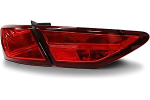 FINEST FOLIA Lot de Films Autocollants pour Feux arrière, Film teinté spécialement conçu précisément adapté pour Le véhicule Voiture (Rouge, C022 Limousine)