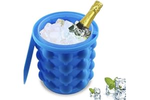 NMD&LR Fabricador De Hielo De Silicona, Cubo De Hielo De Enfriamiento Rápido Cubo De Hielo Cubo De Almacenamiento Molde Para Hacer Cubitos De Hielo Adecuado Para Whisky Home Bar