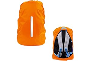 Jezioro Waterproof Backpack Cover,Rucksack Rain Cover,Universal Bag Covers,Backpacks Reflective Rainproof,Rains Cycling High-Vis Visibility Raincover