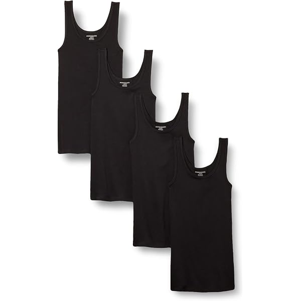 Elsie Unterhemden Damen 3er Pack – Tank Tops Aus 95% Baumwolle Mit Elasthan, Extra Lang & Hauteng, In Weiß & Schwarz – Ideal Für Jeden Tag