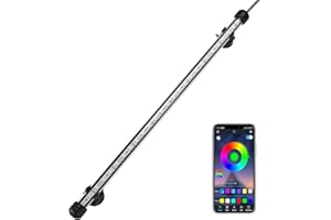 GreenSun LED Lighting Aquarium Light, LED Fish Tank Lights Waterproof with APP Control, RGB Multicolor Submersible LED Light Underwater Strip Light for Fish Tank (48cm/18.9 Inches)
