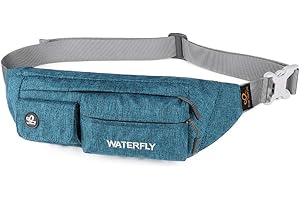 Waterfly Riñonera Running Impermeable Hombre y Mujer para Deportiva Ciclismo Senderismo