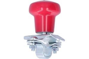 YUUGAA Pomo del Volante, pomo Auxiliar de Potencia de Servicio Pesado Giratorio Universal para Volante para vehículo Tractor de Coche