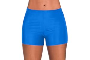 HZMM Swimbottom for Older Women Running High Waist Solid Color Bikini Bottoms Swim Briefs Beach Shorts Board Shorts Swimwear Beach Conservative Swimwear for Women