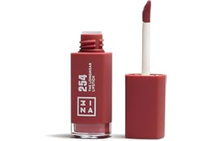 3INA MAKEUP - The Longwear Lipstick 254 - Labial Líquido Oscuro de Larga Duración con Acido Hialurónico para Hidratar los Labios - Barra de Labios Matte de Alta Pigmentación - Vegan - Cruelty Free
