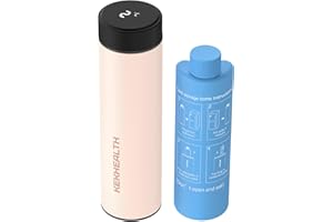 KEKHEALTH Nevera Medicamentos Portatil Con Pantalla de Temperatura 60 Horas 1-3 Pluma, Nevera Insulina Viaje para Diabéticos con 2 Enfriador, Bolsa Gel Frio(Rosa de Cuarzo)