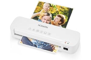 NOKAPIN Laminator,Laminator Machine, A4 Laminator,Personal Desktop Cold Thermal Laminator for Office School Business Home Use