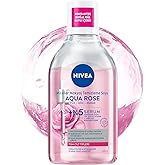 NIVEA Aqua Rose G&uuml;l Suyu ve Serum İ&ccedil;eren &Ccedil;ift Fazlı Micellar Makyaj Temizleme Suyu 400ml,Y&uuml;z G&ouml;z Dudak, SPF Filtrelerini Temi