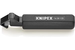 KNIPEX Outil à dégainer pour la coupe en spirale en blister boîtier en plastique résistant aux chocs 135 mm, 16 30 135 SB