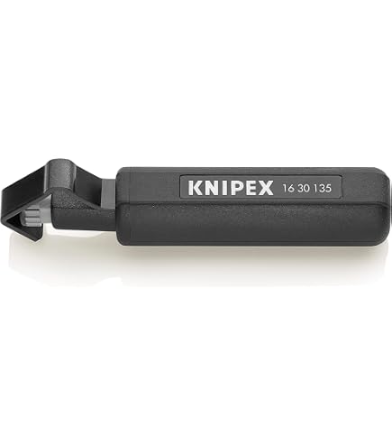 Zenitech Coltello Spellafili Tipo Jokary – Lama Precisa E Slitta Mobile Per Cavi Rotondi E Piatti Da 8 A 28 Mm – Vite Di Regolazione Profondità, 165 Mm, Giallo