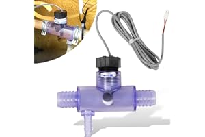 SIXCOW 2560-040 Flow Switch for Sundance Spas, Jacuzzi Spas, Sweetwater Spas, Flow Sensor with Tee, Complete Assembly Replacement Part, Q12DS-C2