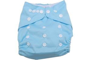 GAROSA Baby Cloth Pocket Diaper Breathable Waterproof Nappy Pants Adjustable Super Absorbent Underwear Pants for Baby Infants, Leak Free(#3)