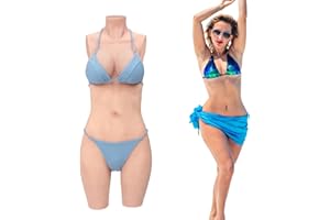 ‎CYOMI CYOMI Silikon Brüste Brustformen Realistisch Brustplatten Mit Katheter silikon Bodysuit für Crossdresser Transgender Cosplay（D Cup）