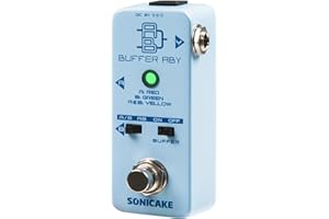 SONICAKE Line Selector AB przełącznik mini efektów gitarowych True Bypass z Buffer ABY