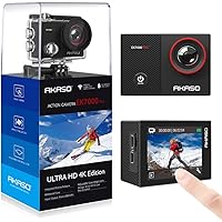 AKASO EK7000Pro 4K Touch Screen Action Camera with EIS Adjustable View Angle 40m Waterproof Underwater Camera Remote Control WiFi Sports Camera with Helmet Accessories Kit