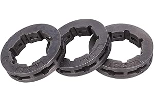 HAPIVIDA 3/8 Zoll 7T Kettensägenkettenrad 3 Stück 68210 Kettenrad Rim Antriebsfelgen Kettensägen Felge Kettenrad Ersatzteile für 030 031 032 038 041 044 046 064066 MS361 MS362 MS440