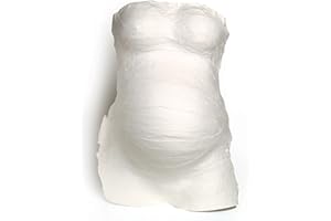 Tiny Love Moulage ventre femme enceinte, Kit pour moulage en plâtre du ventre de grossesse, Modèle 3D, Cadeau de grossesse, Testé dermatologiquement, Kit tout-en-un, 0+ mois, Tiny Creations