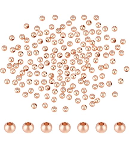 PH PandaHall 300 Stück Halb-Tila-Perlen – 3 Farben, 4,5x2mm, Synthetischer Hämatit Für Schmuck