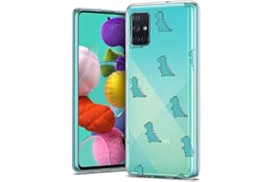 ZhuoFan For Samsung Galaxy S20 FE 5G Case, S20 Lite/S20 Fan Edition 6.5 inch Phone Case Transparent Clear with Pattern [Ultra Slim] Soft Gel TPU Silicone Bumper Skin Back Cover (Dinosaur)