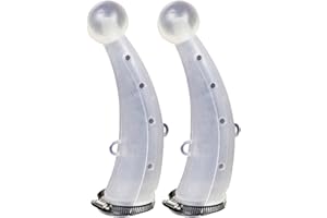 KOAHDE Protezioni per Corno di Mucca,Copertura Protettiva Anti-Combattimento in Silicone,Copertura Protettiva in Corno di Mucca in Silicone,Corno di Mucca con Angoli Arrotondati,2PC