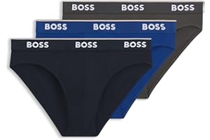 BOSS Cotton 3 Pack Pure Cotton Briefs Ropa Interior Hombre (Pack de 1)