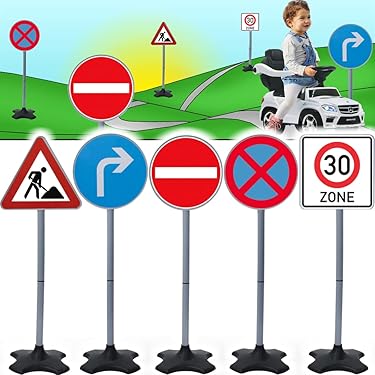 24 Bunte Mini-Verkehrskegel & Zäune - Spielzeug Für Kinder - Kreatives Lernen