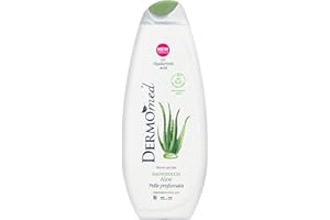 Dermomed, Bagnodoccia Aloe, Rispetta la Pelle Rendendola Profumata e Morbida, con Acido Ialuronico, 100% Made in Italy, pH 5.5, Dermatologicamente Testato, Confezione 650 ml