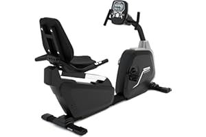 K KETTLER KETTLER SPORT Ergomètre couché AVIOR R | 12 programmes d'entraînement | Charge élevée de 130kg | Écran LCD | Siège ergonomique, facilement réglable | Rouleaux de transport | Capteurs de pouls manuels