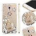 Produktbild Bling Bling Galaxy S5 Hülle, MOMDAD Handmade Diamant Transparent Schutzhülle für Samsung Galaxy S5 Glitzer Glänzend Handyhülle [ Blume Parfüm Perfume] PC Hart Case Cover Luxus Crystal Strass Shining Handgefertigt Schutz Kratzfeste Stoßdämpfende Handy Tasche Schale Bumper - Diamond # 9
